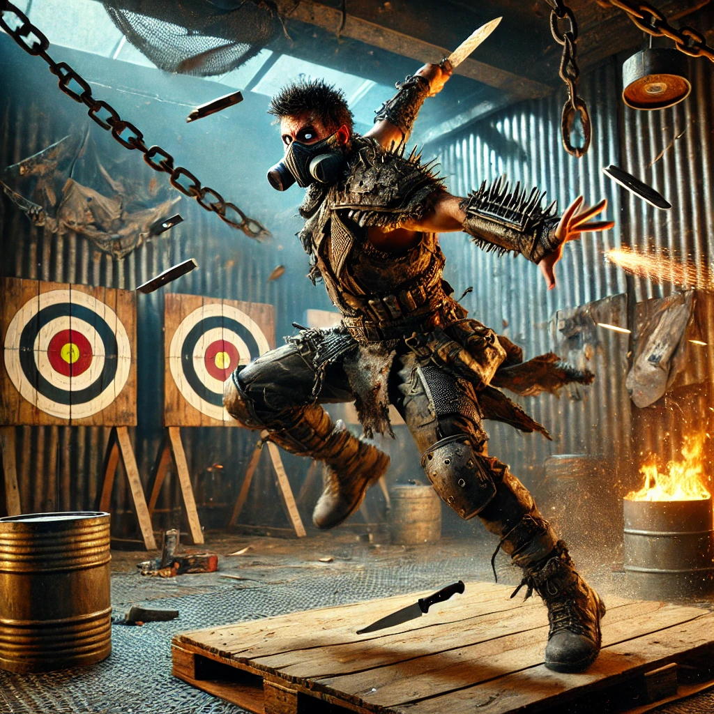 The Raider’s Axe Throwing Session