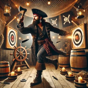 The Pirate’s Axe Throwing Session